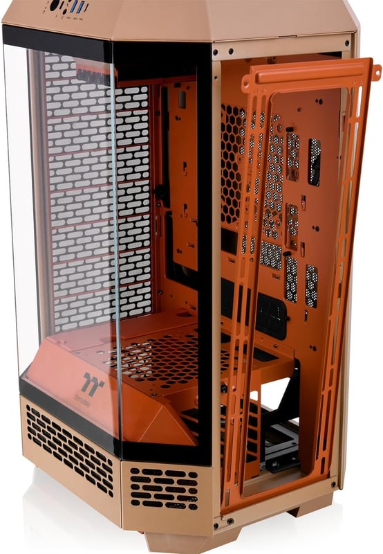 Thermaltake The Tower 300 Micro-Tower ATX Case Gravel Sand Tempered Glass - 6