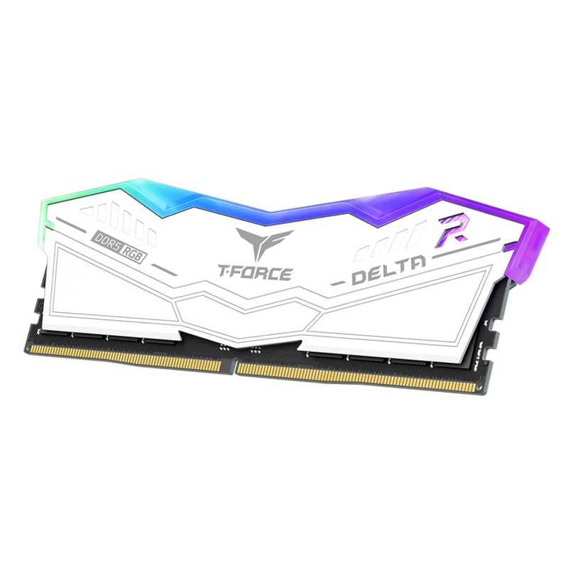 Team Group T-Force Delta RGB DDR5 32GB (2x16GB) 6000MHz White Memory - 2