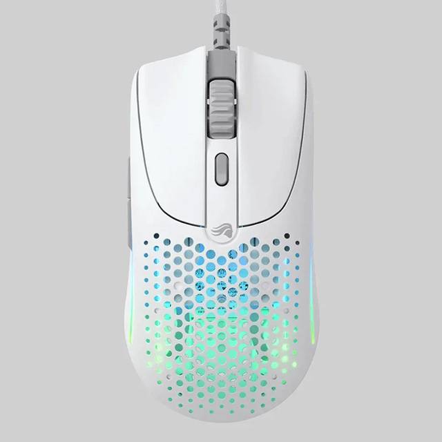 Glorious Model O2 Wired Gaming Mouse - Glossy White - 5