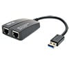 محول USB Tripp-Lite USB 3.0 SuperSpeed إلى Dual Port Gigabit Ethernet - 3