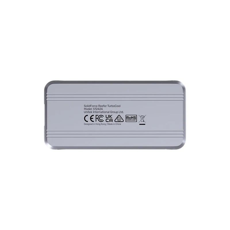 هارد خارجي Unitek SolidForce Reefer TurboCool 8TB USB4 40Gbps SSD رمادي - 8