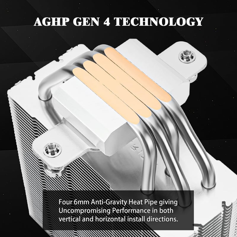 Thermalright Assassin Spirit 120 V2 Plus CPU Air Cooler 150W+ TDP - 3