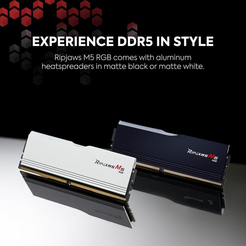 G.Skill Ripjaws M5 RGB 32GB (2x16GB) DDR5 6000 CL28 - 5