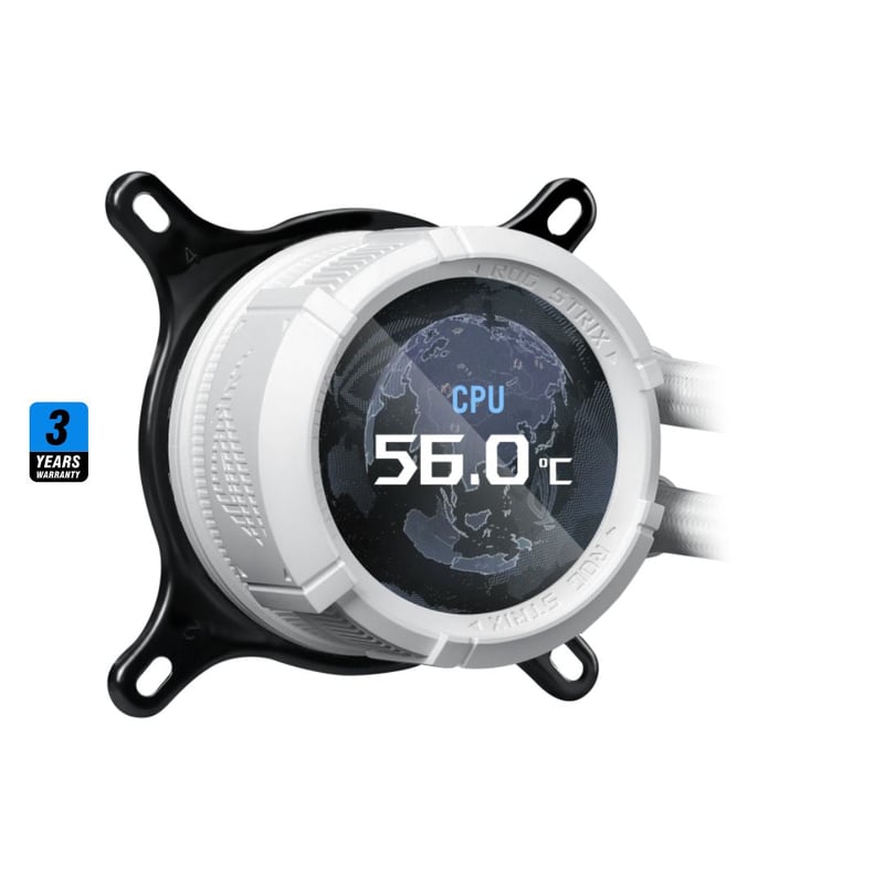 مبرد ASUS ROG Strix LC III 360mm AIO سائل أبيض ARGB LCD - 3