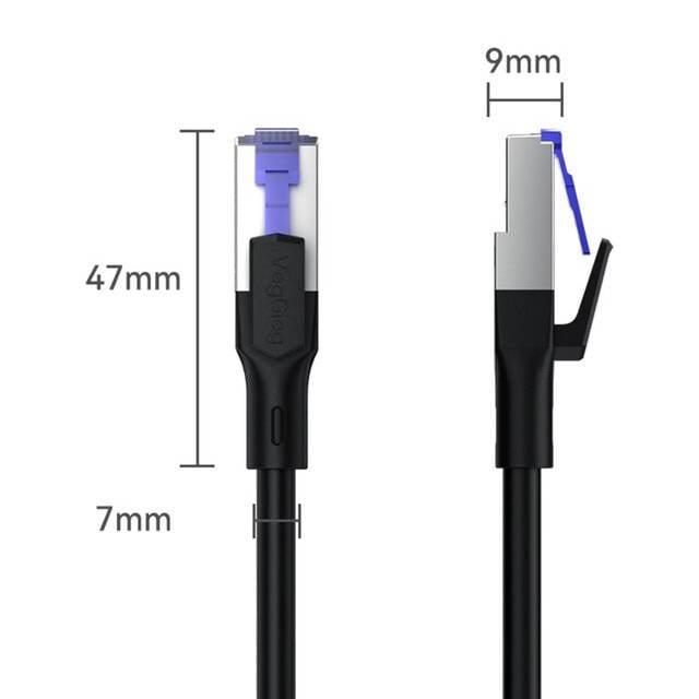 كيبل VegGieg CAT7 SFTP Ethernet RJ45 إلى RJ45 2m - 2
