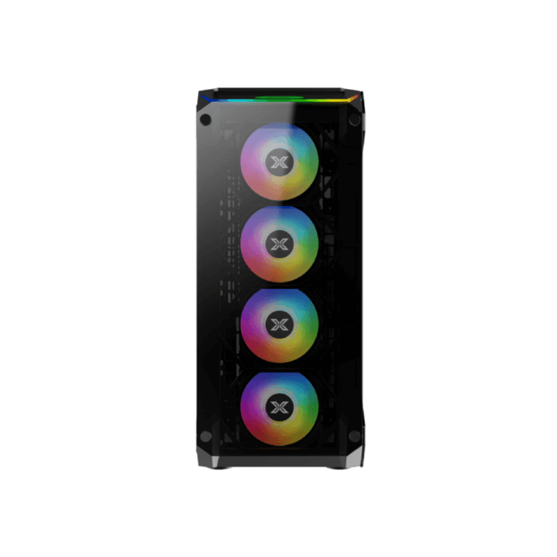 كيس XIGMATEK Overtake Full Tower Black Tempered Glass RGB 4+2 Fan - 3