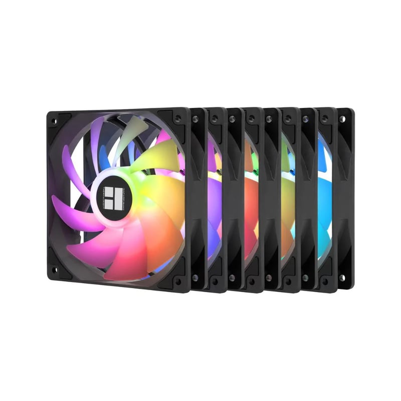 Thermalright TL-C12C-S 120mm ARGB Fan 5-Pack Black - 5