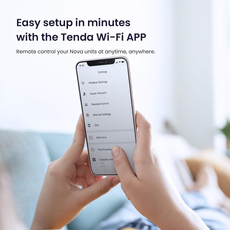 Tenda Nova MW3 AC1200 Whole Home Mesh Wi-Fi System (3-Pack) - 4