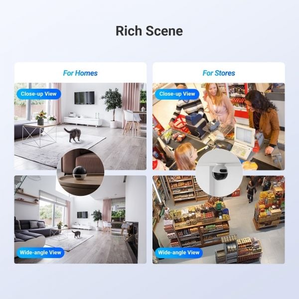 Ezviz C7 4MP Dual-Lens Indoor Wi-Fi Camera - 8