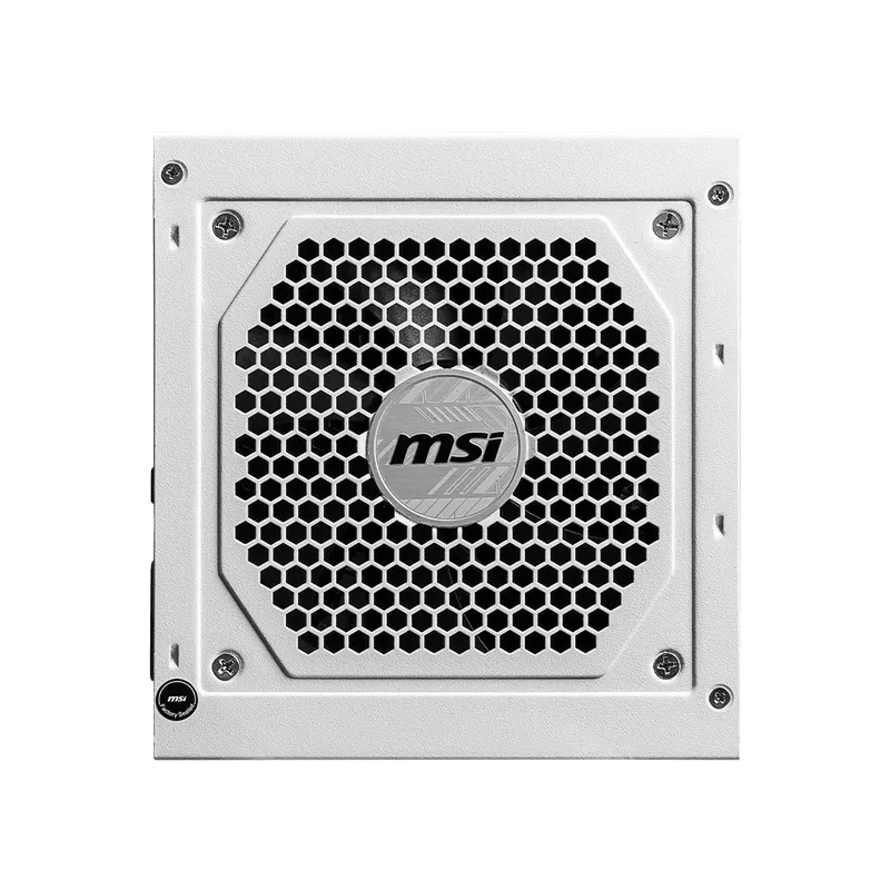 باور سبلاي MSI MAG A850GL 850W 80+ Gold بالكامل قابل للفصل أبيض - 4