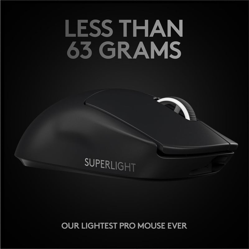 ماوس Logitech G PRO X SUPERLIGHT 2 32000 DPI لاسلكي 60g أسود - 24