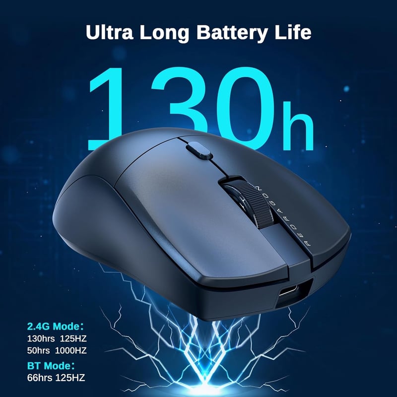 Redragon M815-Pro Gaming Mouse 26000 DPI Dual-Mode - 4
