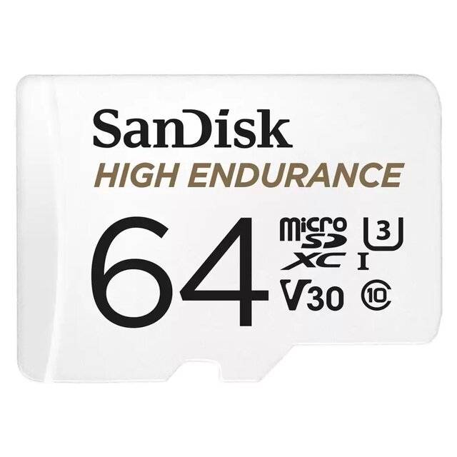 SanDisk High Endurance 64GB microSDXC UHS-I Memory Card - 4