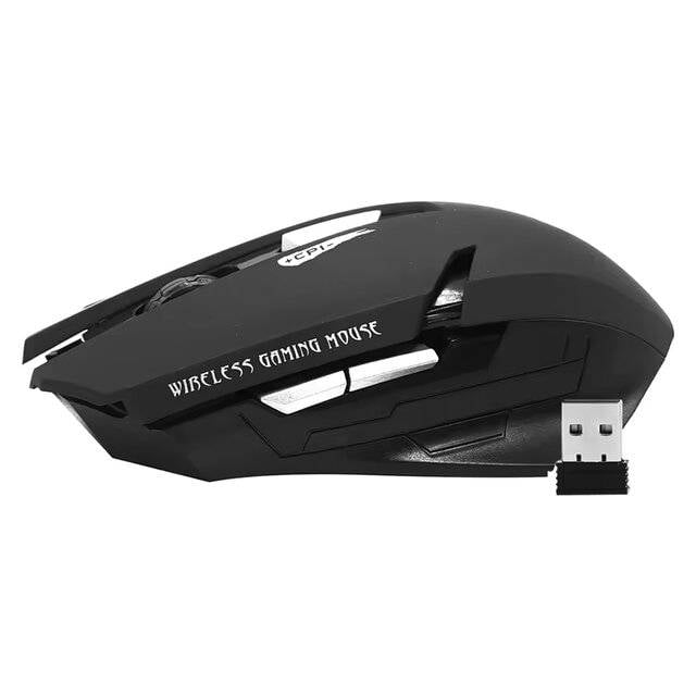 ماوس iMice E1700 لاسلكي 2.4GHz أسود 3200 DPI - 2