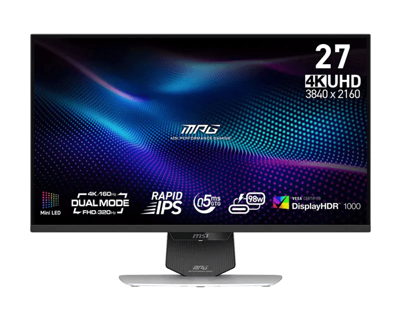 شاشة MSI MPG 274URDFW E16M 27″ 3840x2160 160Hz IPS - 1