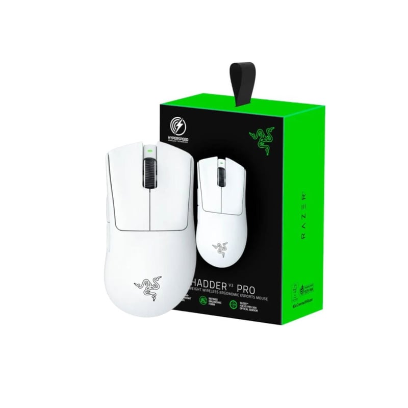 ماوس Razer DeathAdder V3 Pro 30000 DPI لاسلكي أبيض - 5