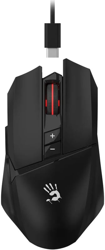 ماوس Bloody R36 Ultra 12000 DPI Dual-Mode RGB أسود - 3