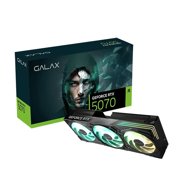كارت شاشة GALAX GeForce RTX 5070 12GB GDDR7 EX Gamer 1-Click OC أبيض - 2