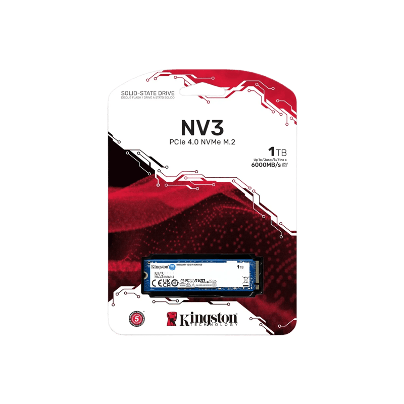 SSD Kingston NV3 500GB NVMe M.2 - 3