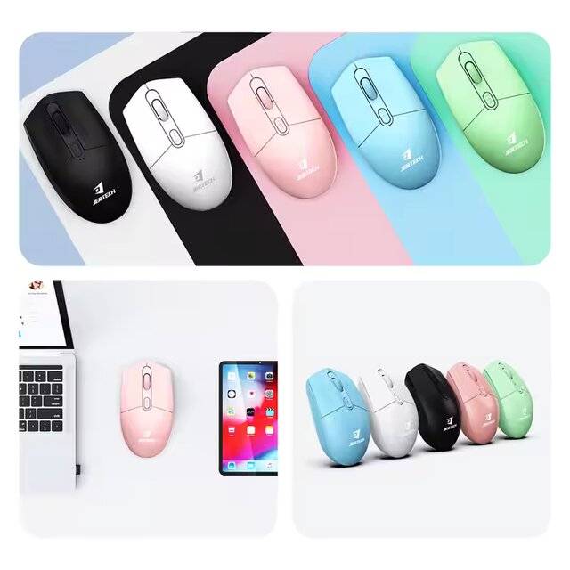 ماوس Jertech SM-02 لاسلكي 1200 DPI أخضر - 3