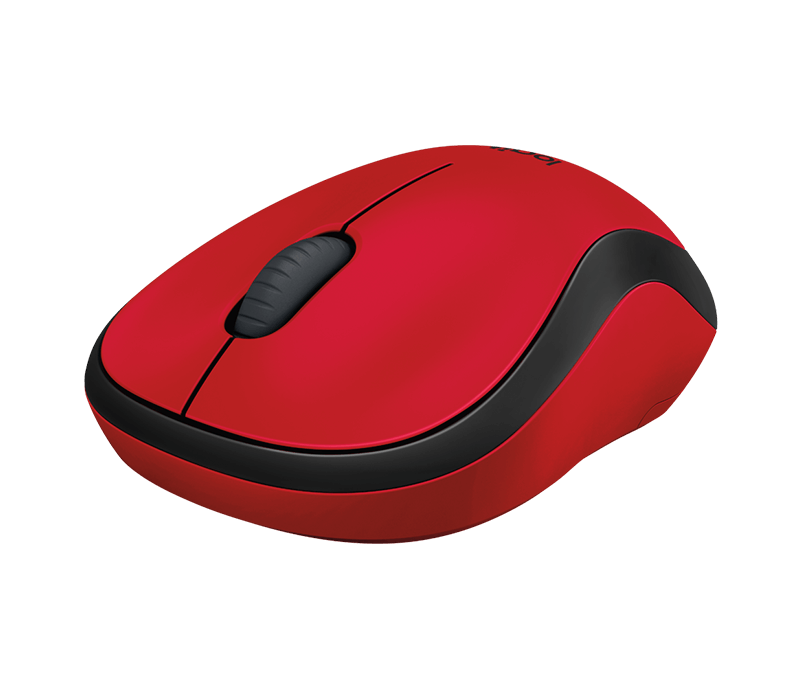ماوس Logitech M220 Silent 1000 DPI لاسلكي أحمر - 11