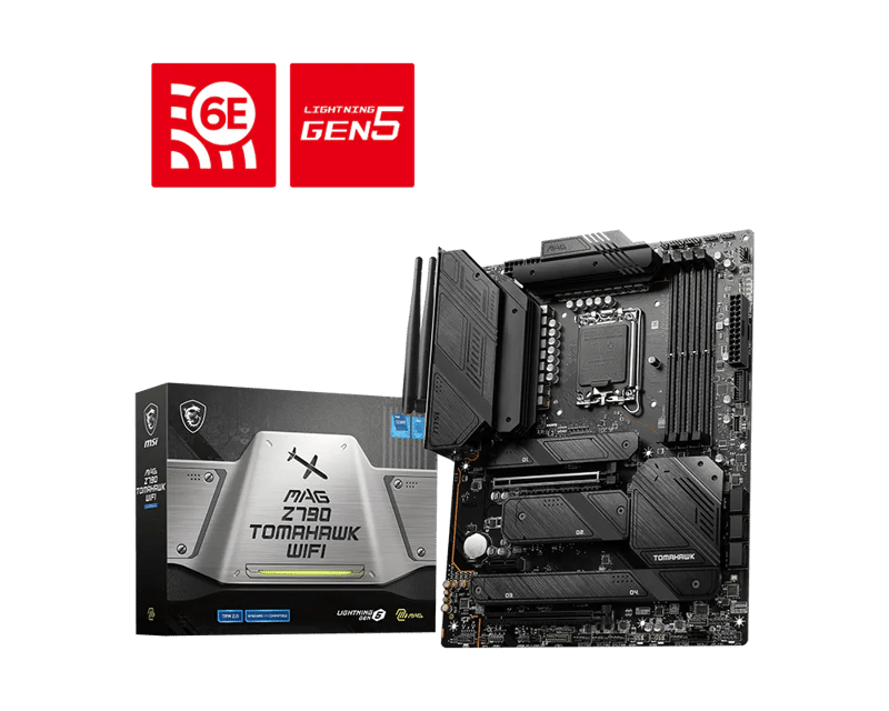 مذربورد إم إس آي MAG Z790 TOMAHAWK WIFI لمعالجات LGA 1700 مقاس ATX مع DDR5 و PCIe 5.0 و Wi-Fi 6E - 1