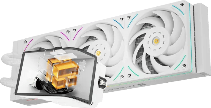مبرد Thermalright Wonder Vision 360mm AIO سائل ARGB أبيض - 2