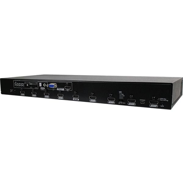 محول Rextron VKSM-K618 10-Port True 4K HDMI Splitter مع استخراج الصوت - 1