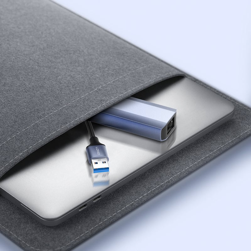 محول USB LDNIO DS-124U USB 3.0 USB-A إلى RJ45 إيثرنت - 8