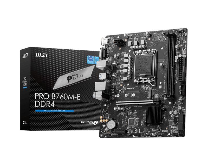 لوحة أم MSI PRO B760 Micro-ATX LGA1700 DDR4 - 1