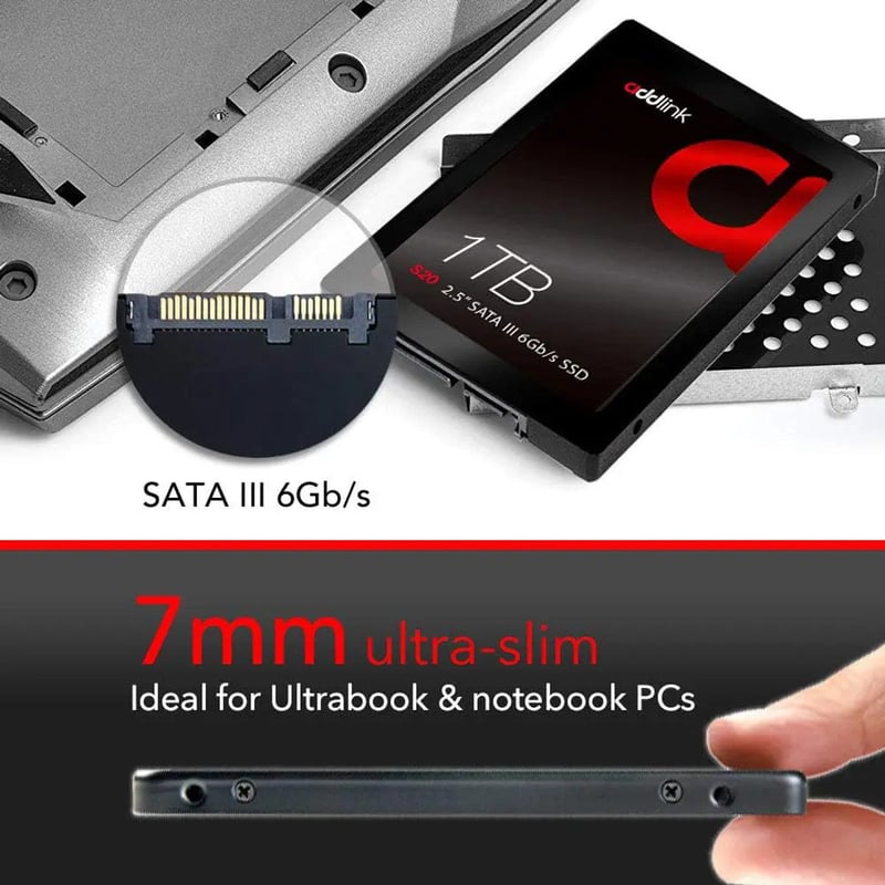 SSD Addlink S20 1TB SATA III 2.5 انج داخلي - 4