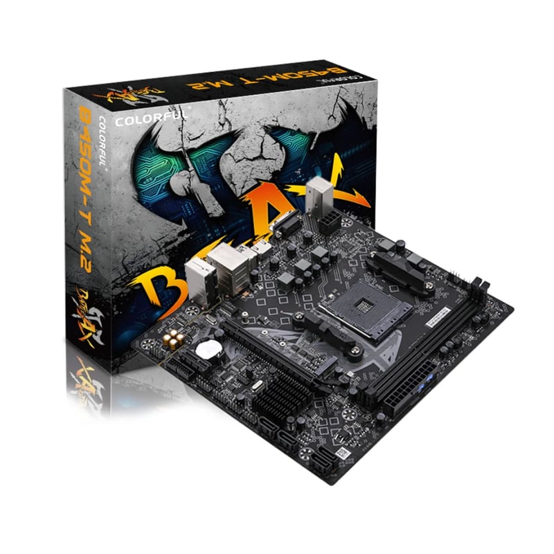 Colorful BATTLE-AX B450M-T M.2 V14 AM4 Micro-ATX DDR4 Motherboard - 1