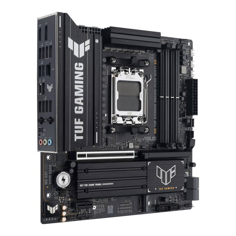 ASUS TUF GAMING B850M-PLUS WIFI7 AM5 Micro-ATX DDR5 Motherboard - 4