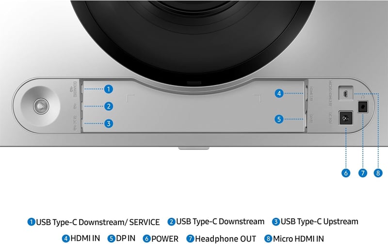 Samsung Odyssey OLED G9 49" DQHD 240Hz OLED Curved Gaming Monitor - 7