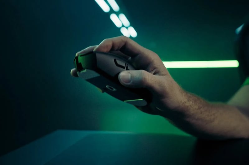 ماوس Razer DeathAdder V4 Pro 45000 DPI Dual-Mode - 5