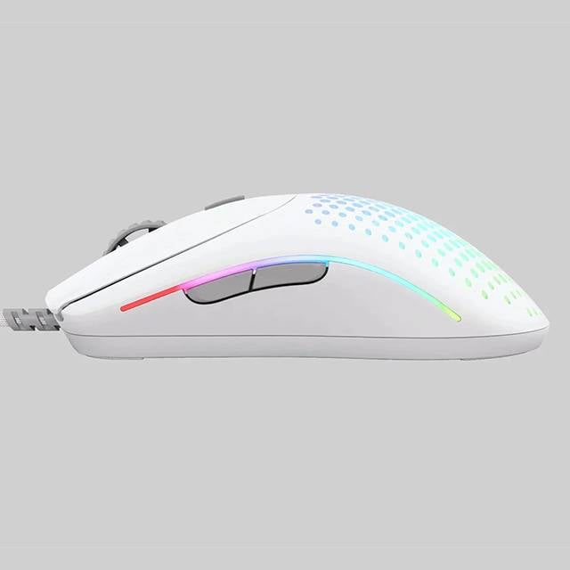 Glorious Model O2 Wired Gaming Mouse - Glossy White - 3