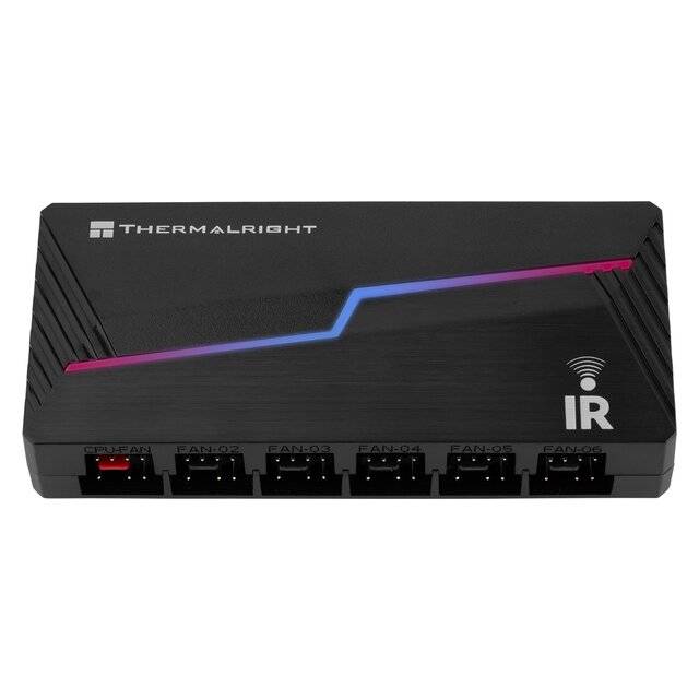 اكسسوار ذكي Thermalright ARGB Fan Hub X12 IR حراري أسود - 3