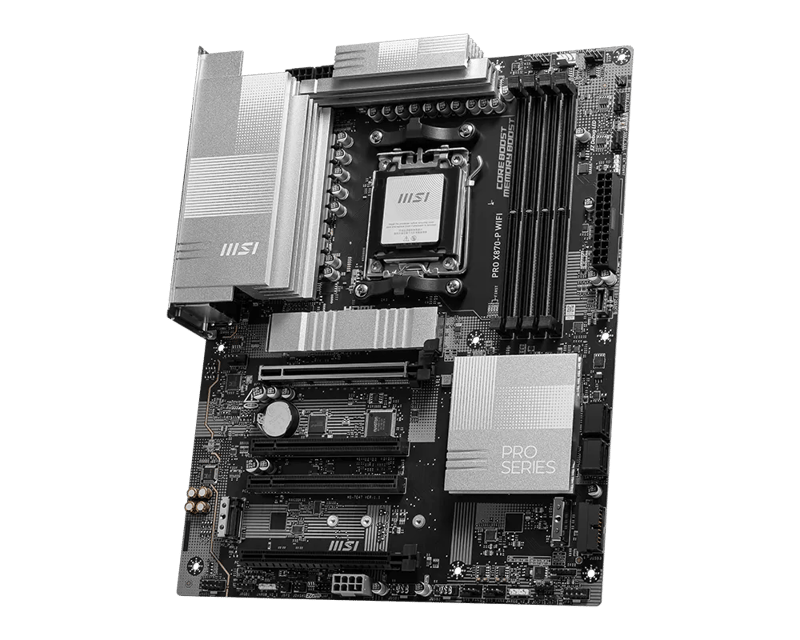 لوحة أم ام اس اي برو MSI PRO X870-P WIFI بمقبس AMD AM5 ودعم ذاكرة DDR5 بحجم ATX - 4