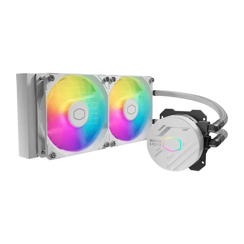 مبرد Cooler Master 240mm AIO سائل ARGB أبيض - 2