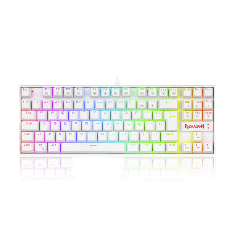Redragon Kumara K552W Mechanical Gaming Keyboard Wired TKL RGB White - 4