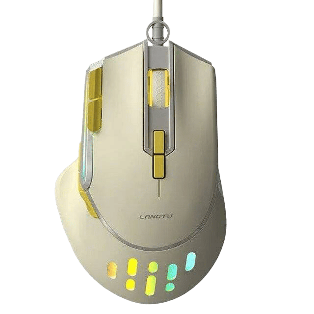 Langtu G3 Wired Mouse 8200 DPI Milk White - 4