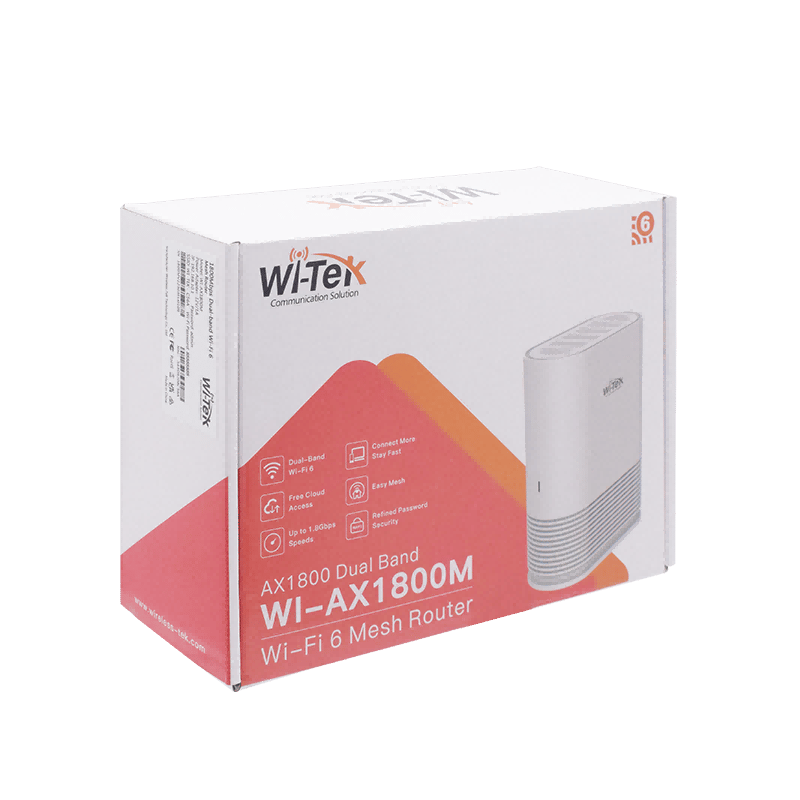 Wi-Tek WI-AX1800M AX1800 Dual-Band Wi-Fi 6 Mesh Router - 4