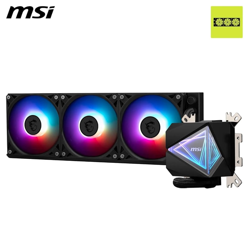 مبرد MSI MAG Coreliquid I360 360mm AIO سائل ARGB أبيض - 4