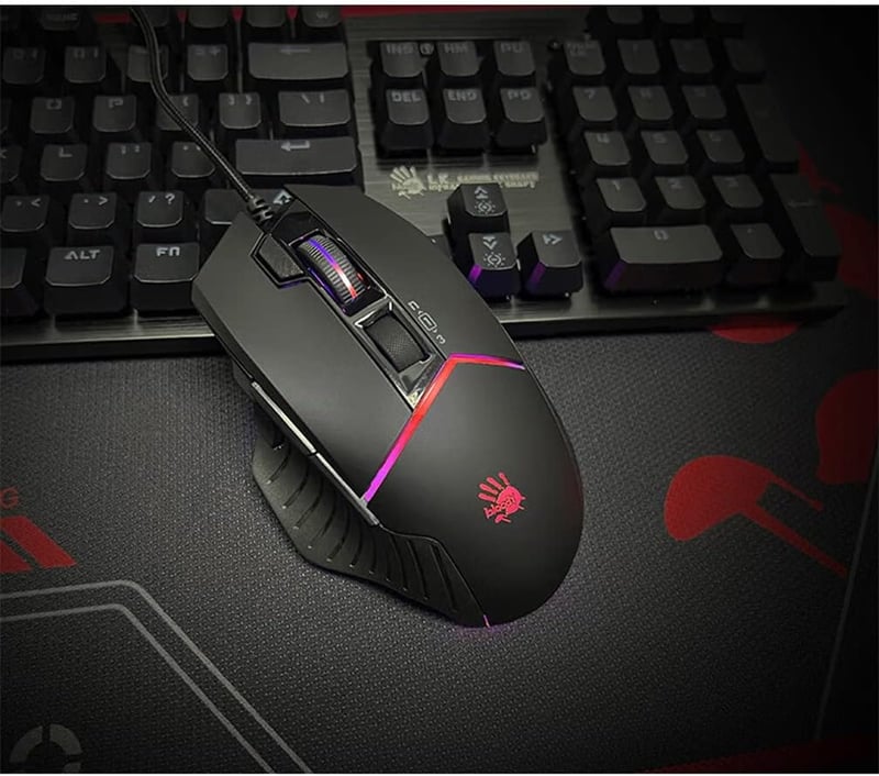 ماوس Bloody W95 Max 12000 DPI سلكي RGB أسود - 22