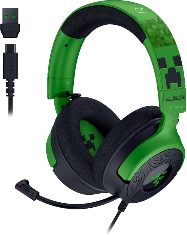 سماعات Razer Kraken V4 X 40mm 7.1 Surround USB مع ميكروفون - 9