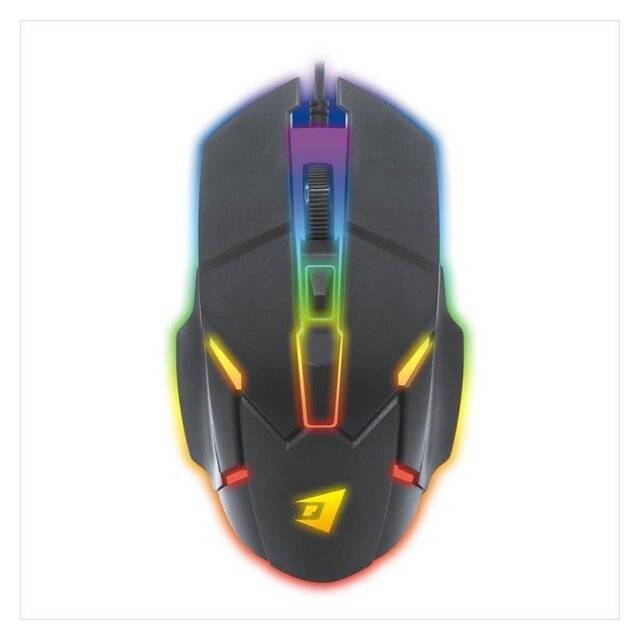 Jertech M300 Rocket Mouse Wired 4800 DPI Black RGB - 5