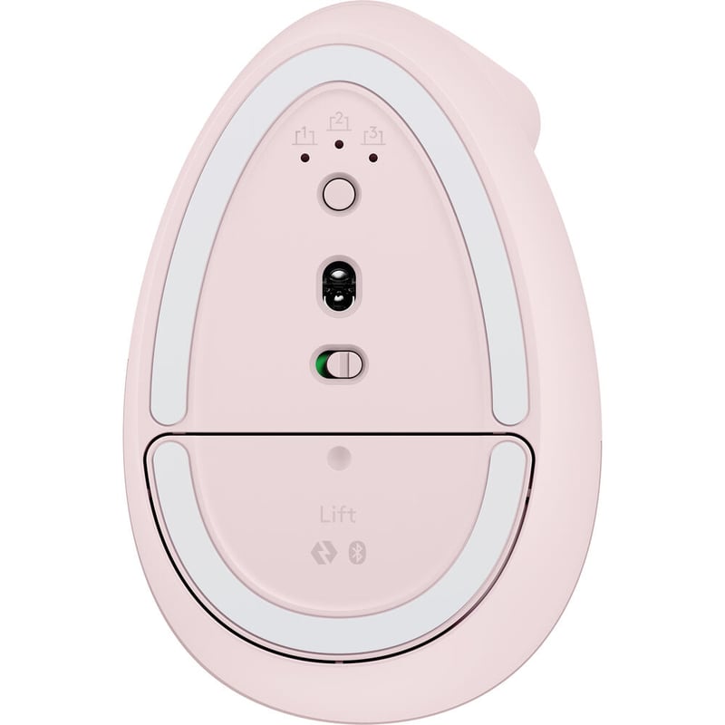 ماوس Logitech Lift Vertical Ergonomic 4000 DPI لاسلكي وردي - 8