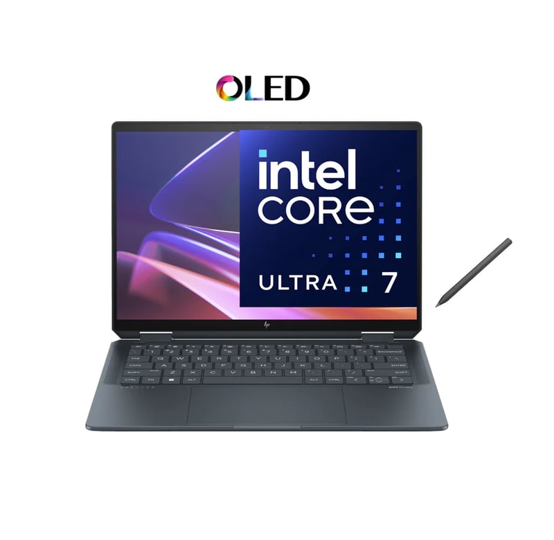 HP Spectre x360 14, Intel Core Ultra 7-155H, 32GB RAM, 2TB SSD, Intel Arc Graphics, 14" 2.8K OLED Touch - 6