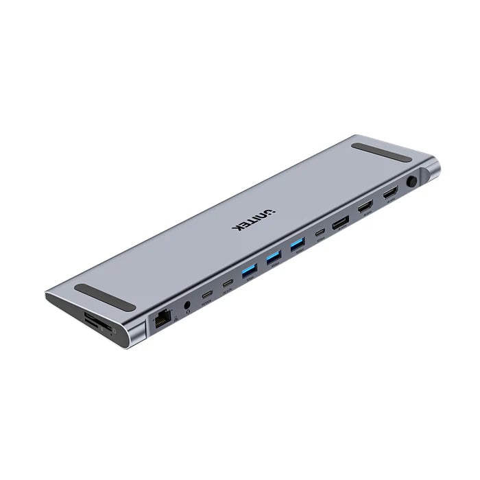 محول UNITEK UHB15 USB-C تريبل 4K KVM دوكينج ستيشن 100W PD - 3