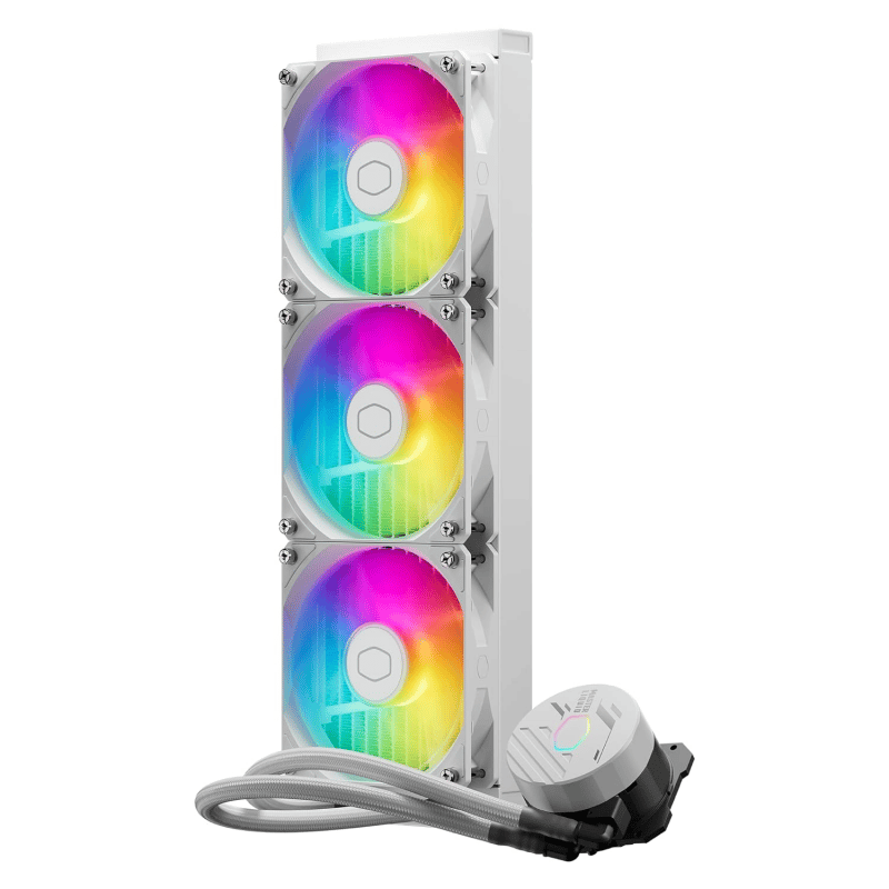 Cooler Master MasterLiquid 360L Core ARGB AIO 360mm Liquid Cooler White - 2